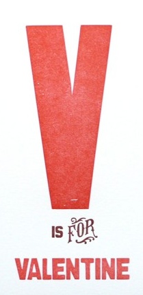 v is for valentine