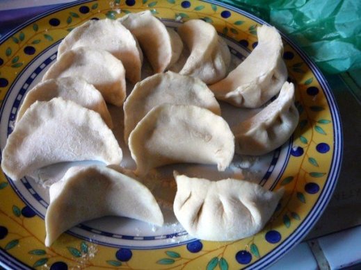 a lovely bunch of dumplings