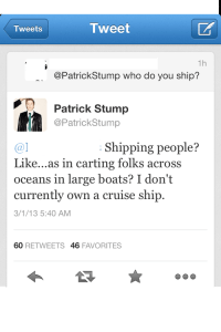 shipping tweets?