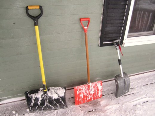 shovels - like the 3 bears