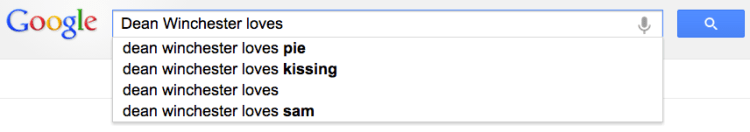 Dean Winchester love