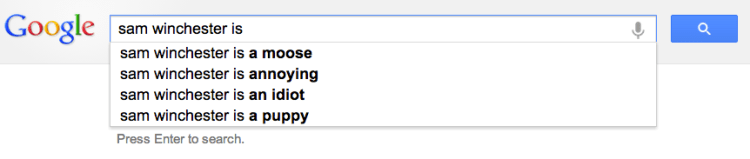 Sam Winchester - Google