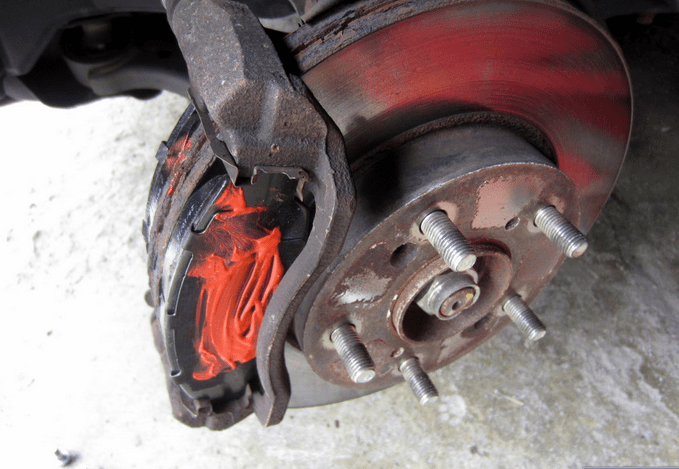 There they are - New Brake Pads!