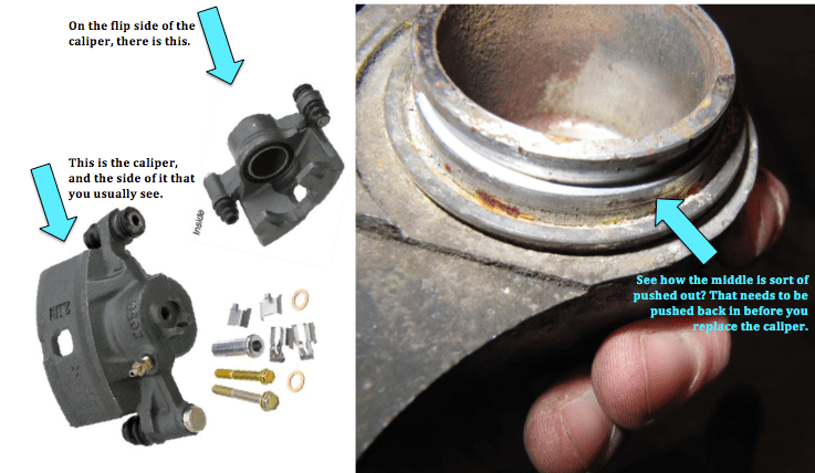Caliper detail . . . 