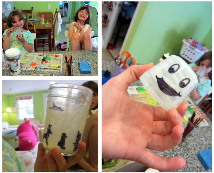 glow in the dark painting!