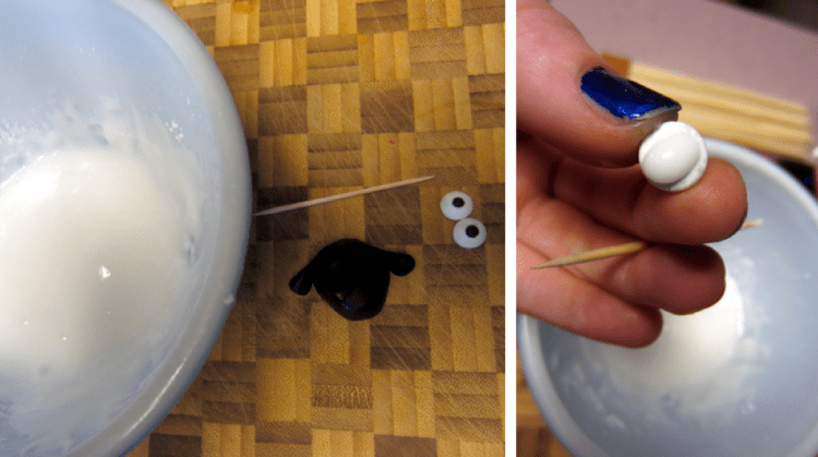 Securing the eyes...