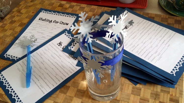 madlibs - winter style