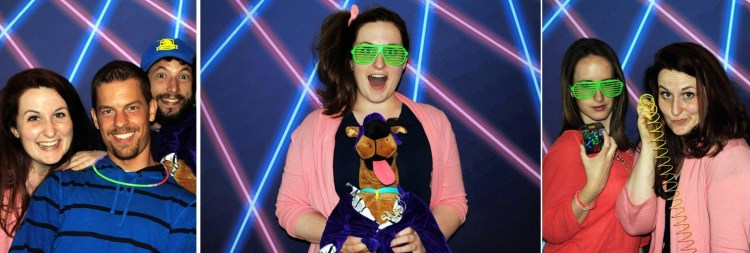 nineties-themed photo booth